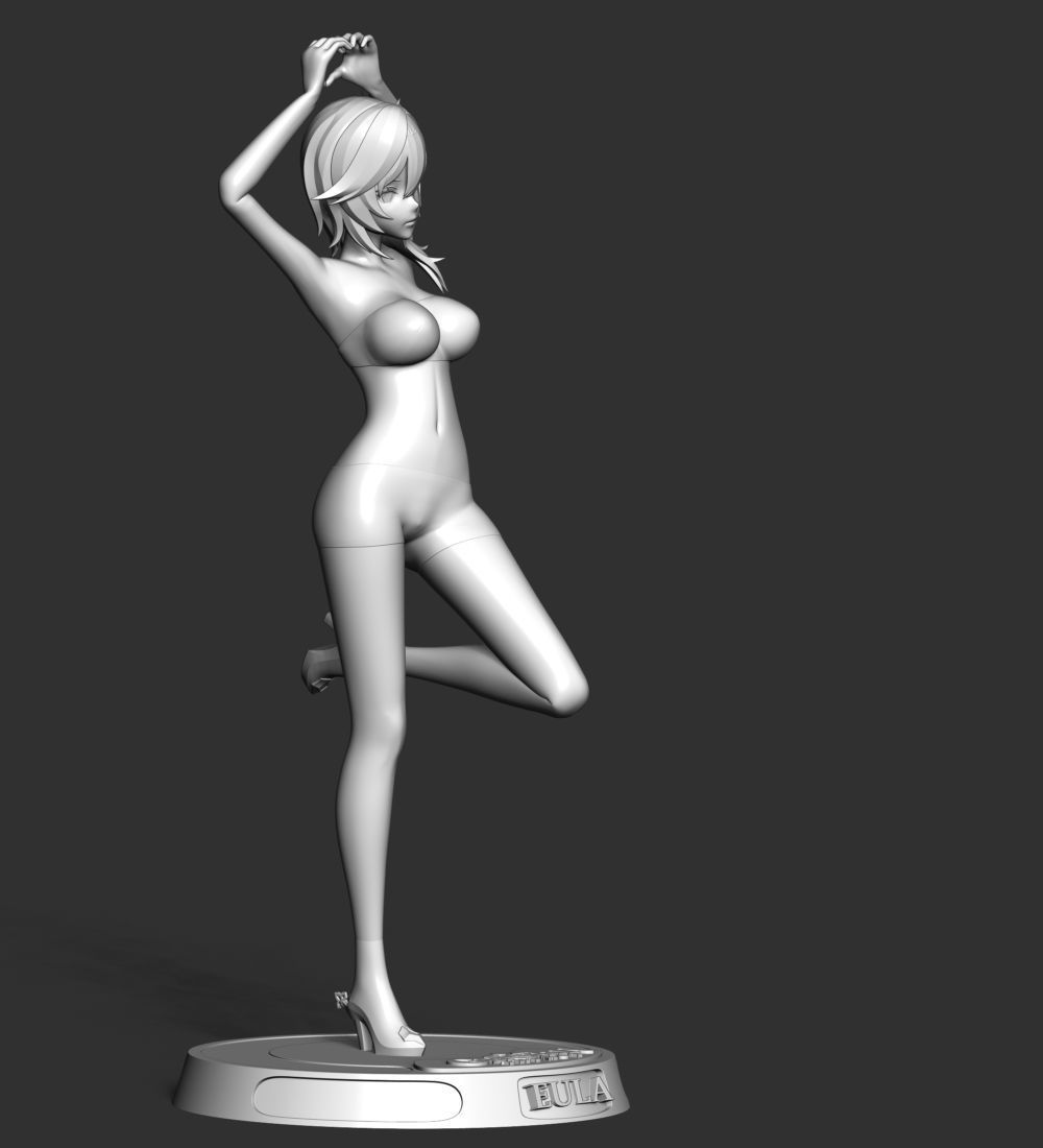 Eula - Genshin Impact 3D print model_22