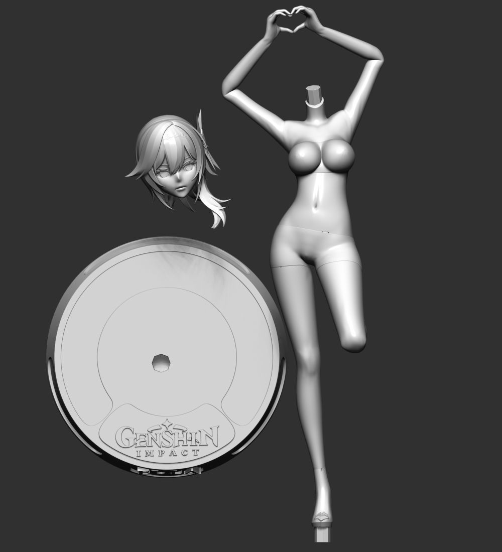 Eula - Genshin Impact 3D print model_24