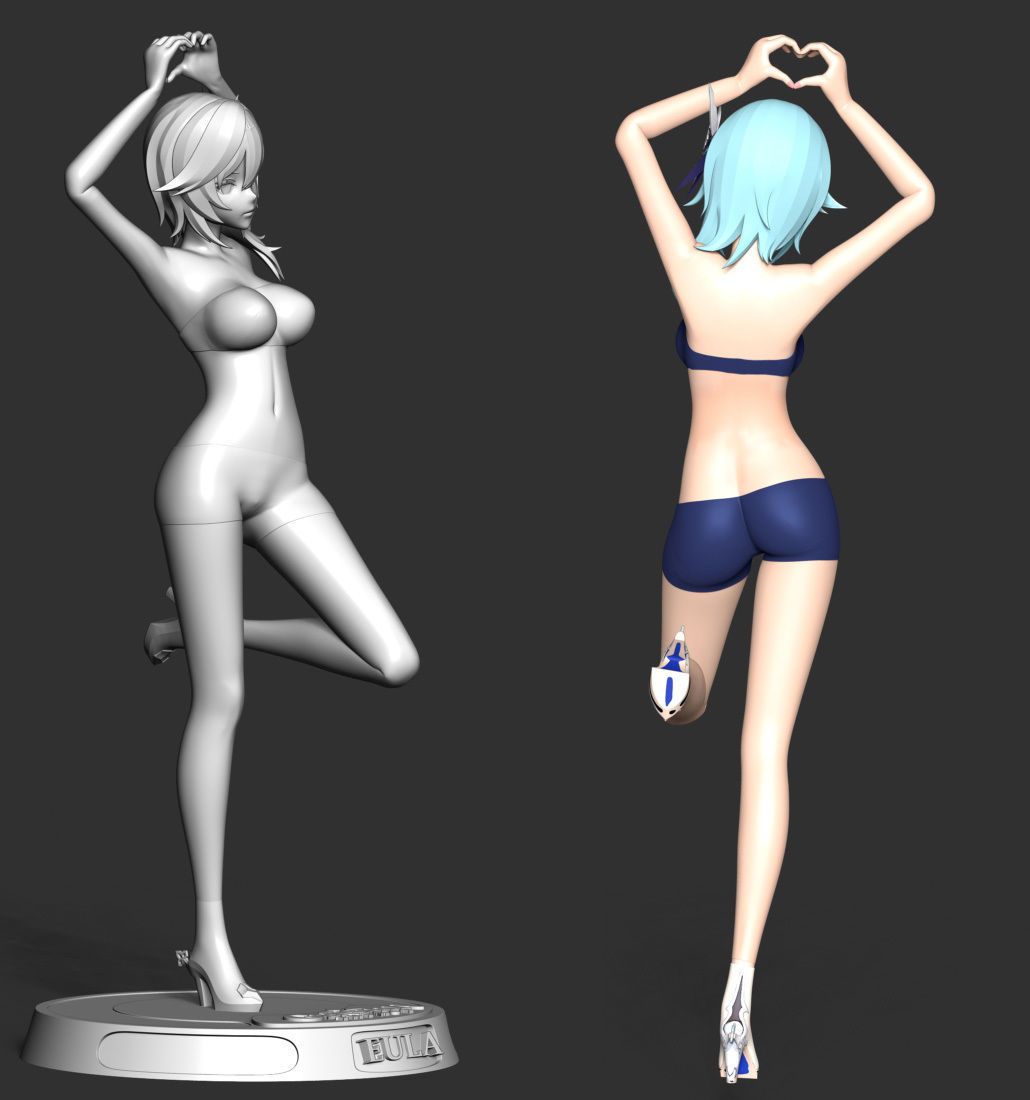 Eula - Genshin Impact 3D print model_7