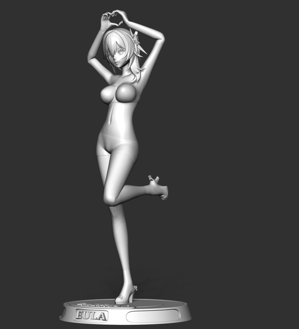 Eula - Genshin Impact 3D print model_21