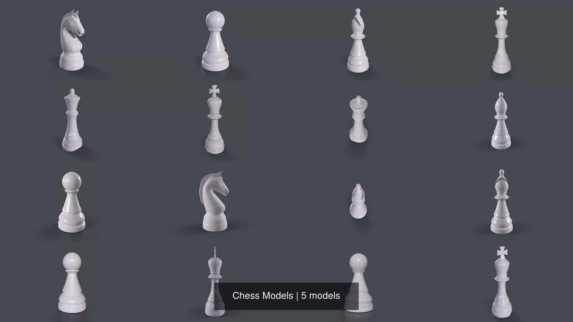 Chess Models 3D Model Collection_0