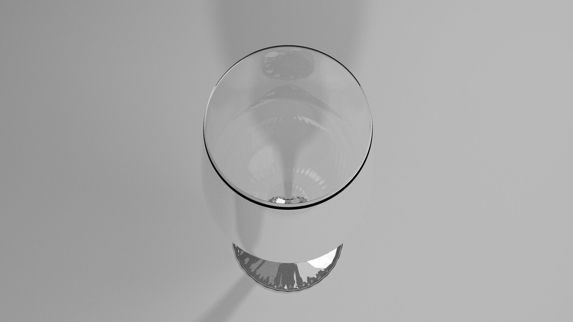 Drinking Glass - Flute 3D model_2