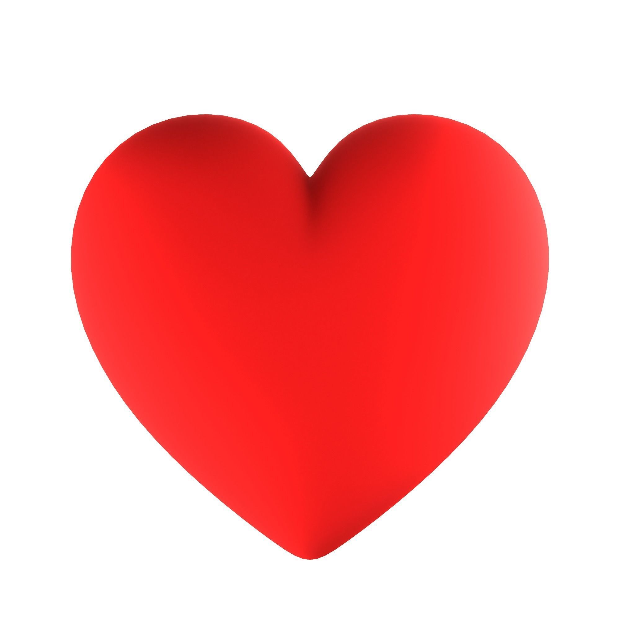 Heart icon 3D model_3