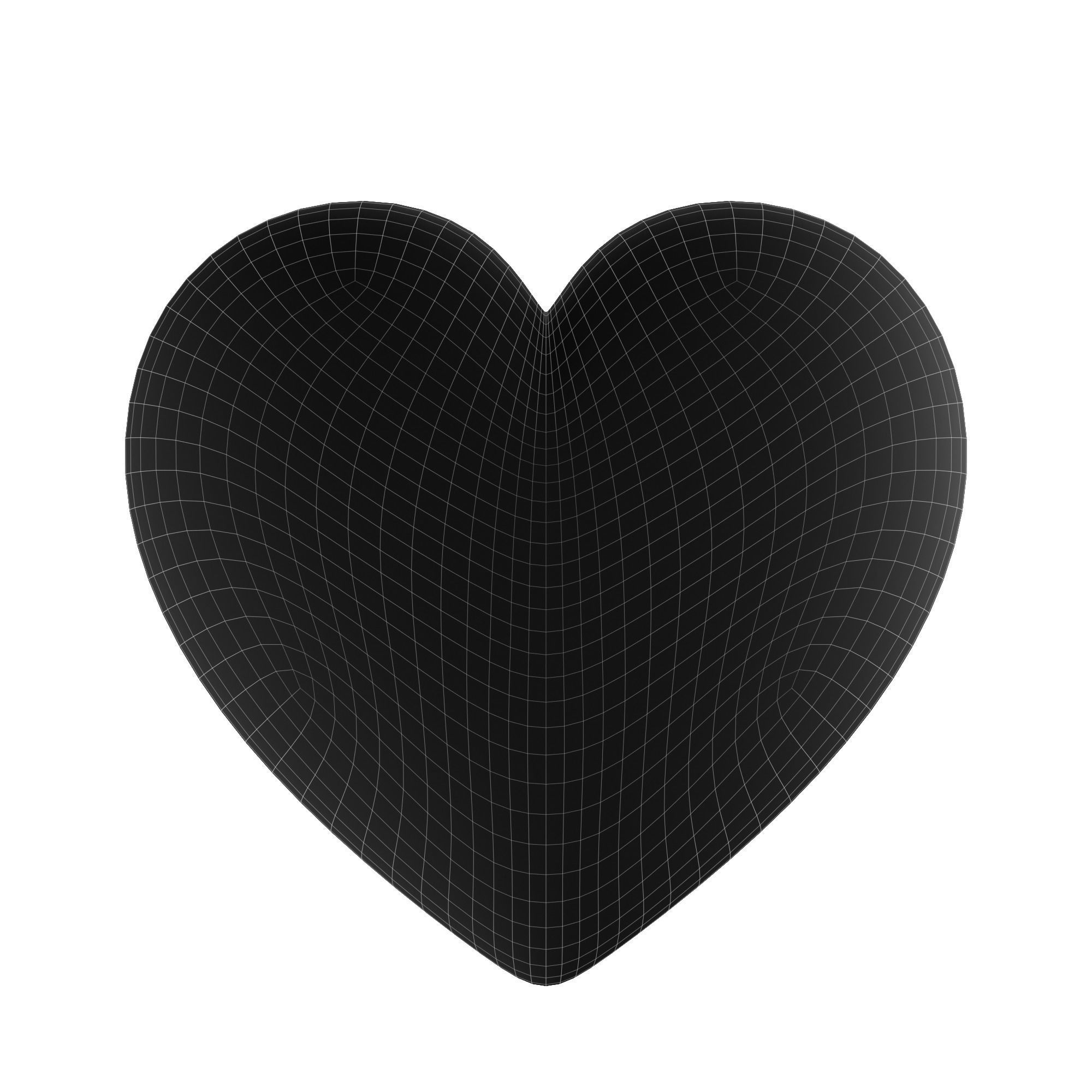 Heart icon 3D model_6