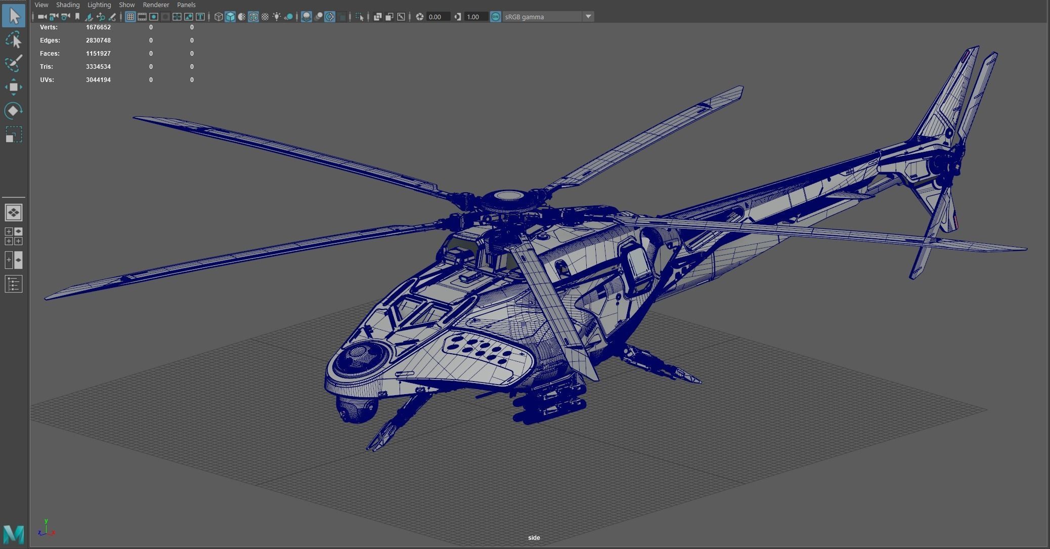 Drone Helicopter 3D model CGTrader