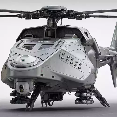 Drone Helicopter 3D model