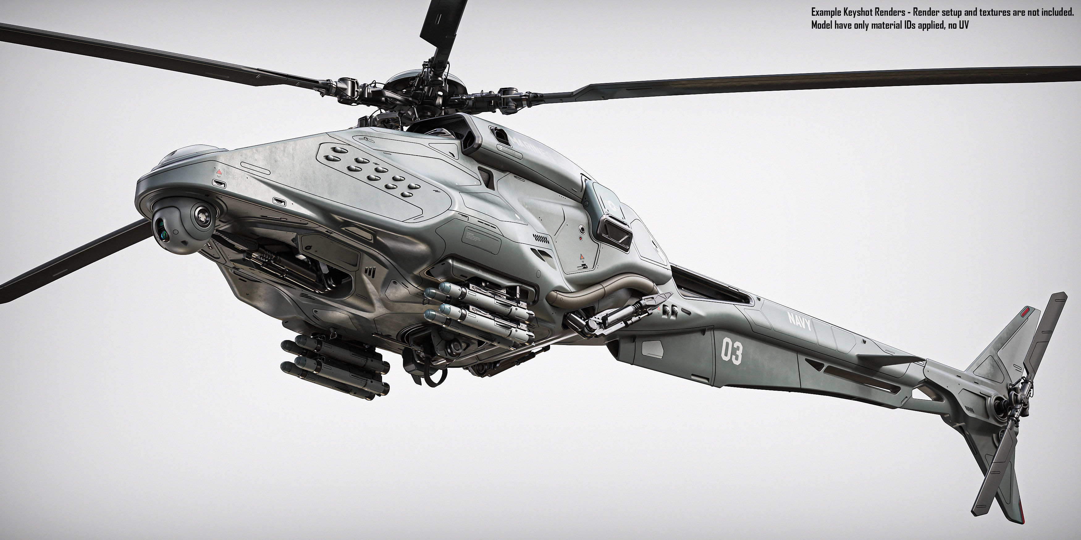Drone Helicopter 3D model CGTrader
