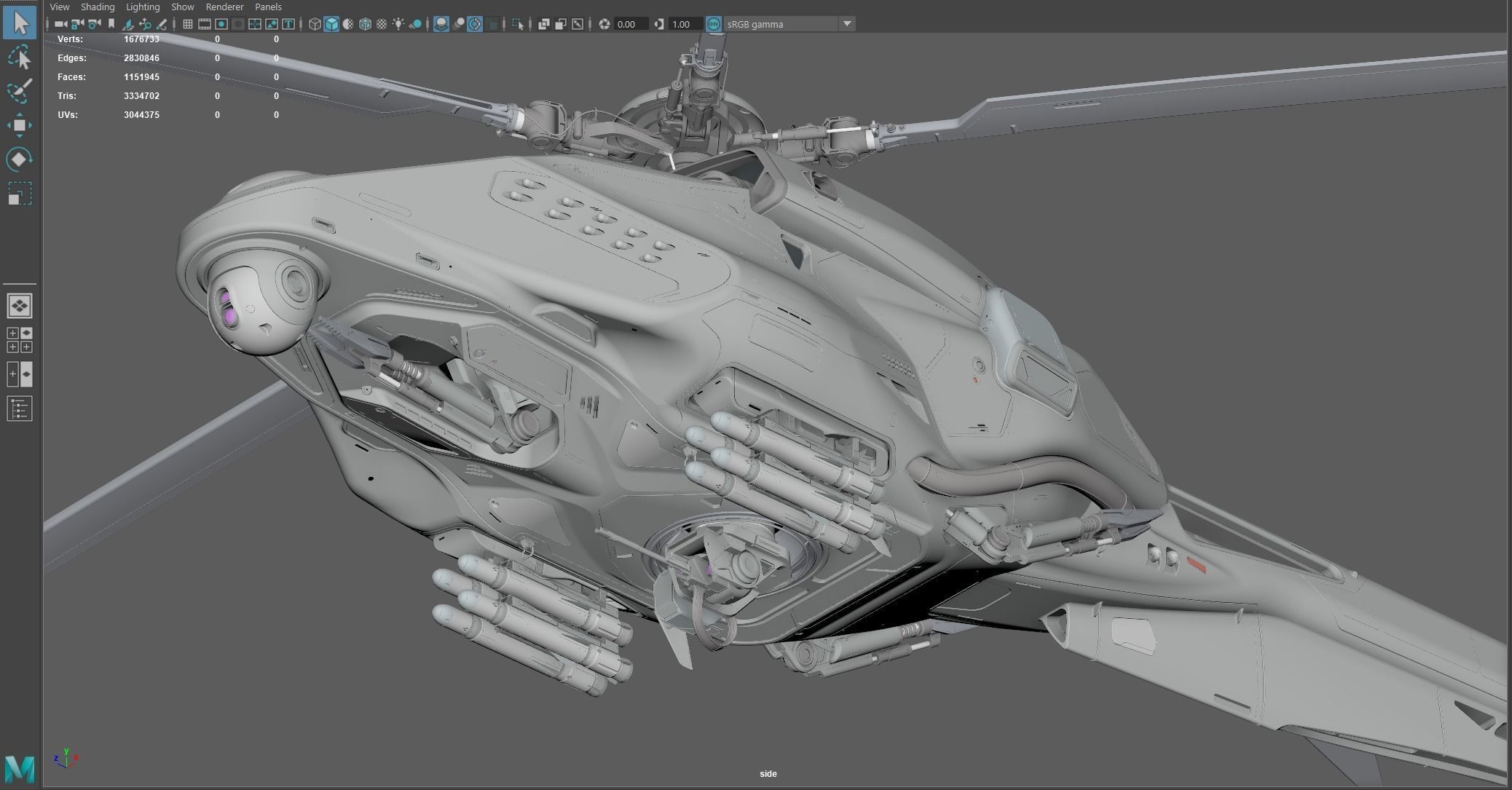 Drone Helicopter 3D model CGTrader