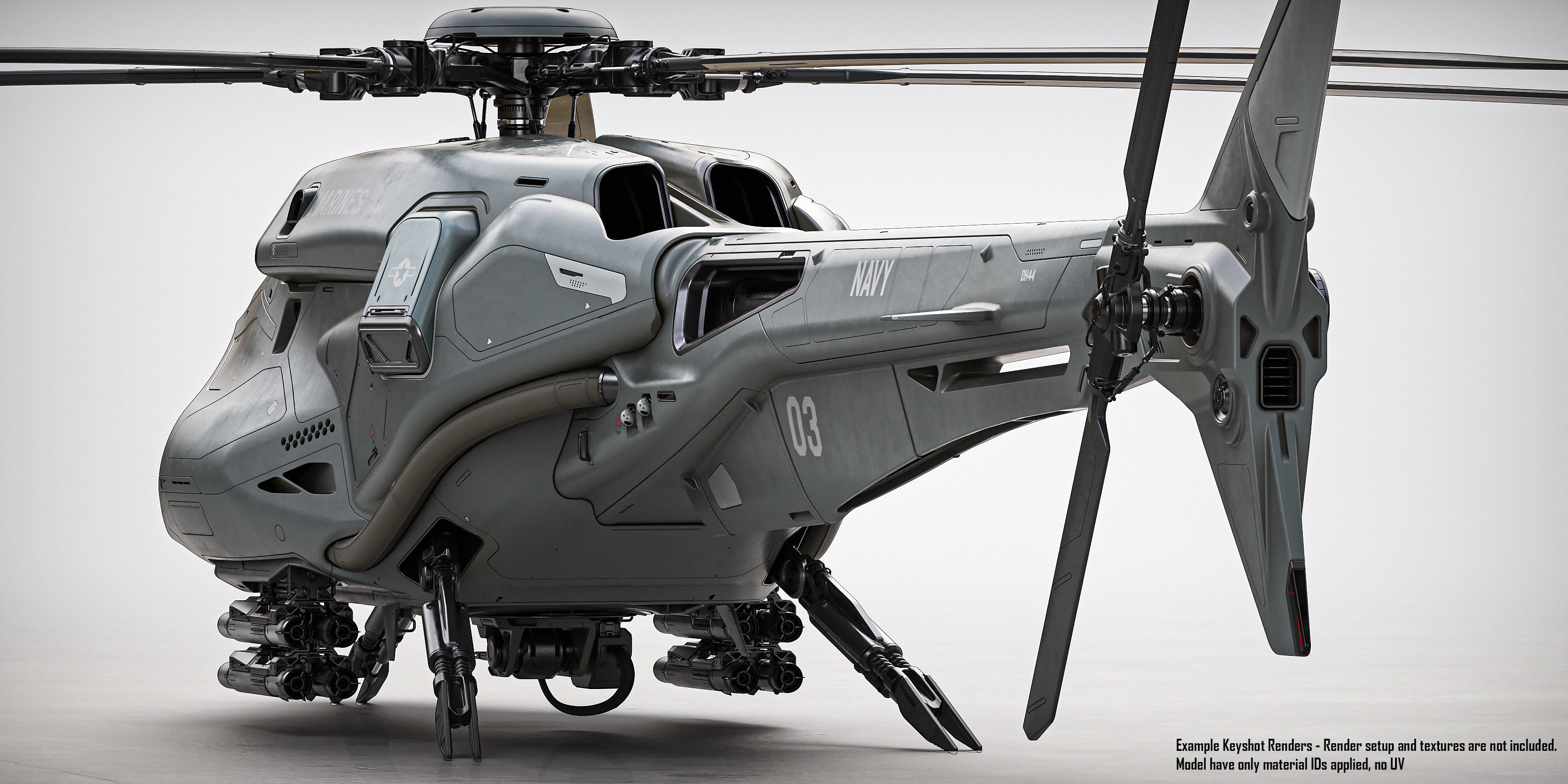 Drone Helicopter 3D model CGTrader