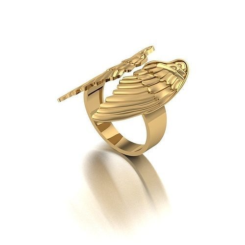wingring gold 3D print model
