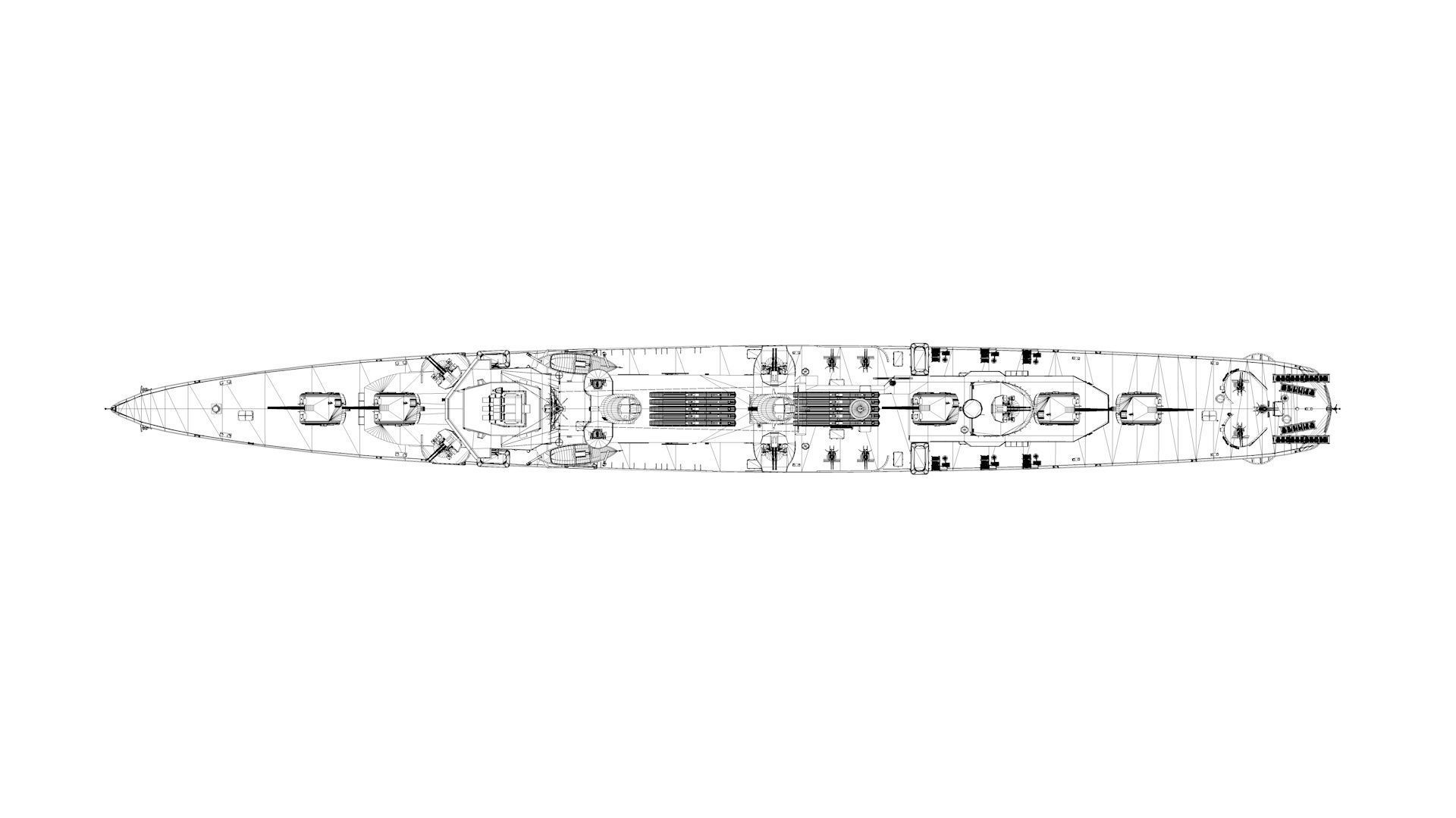  USS Hoel DD-533 - Fletcher Class Destroyer  3D model_12