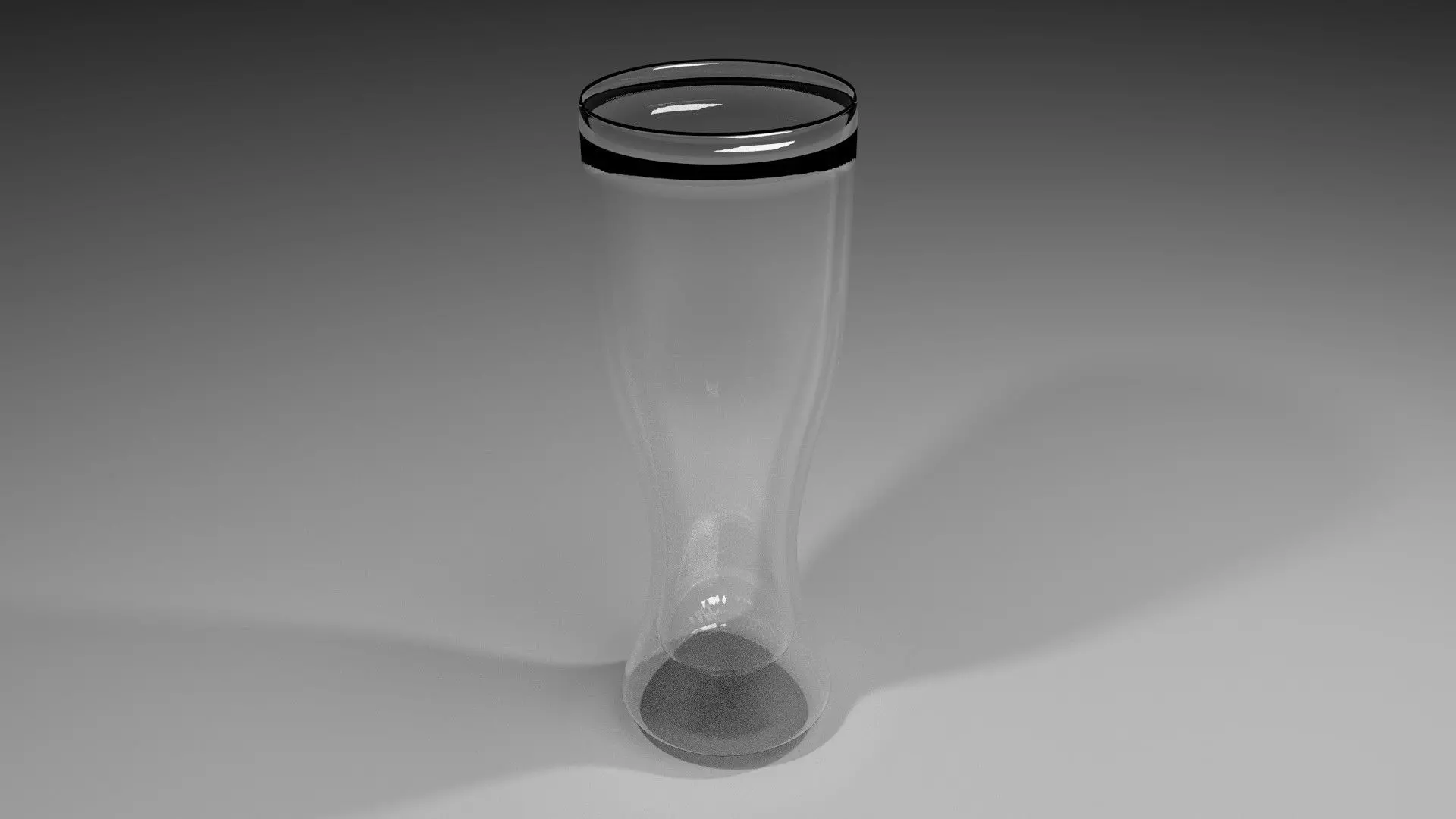 Drinking Glass - Pilsner 3D model_0