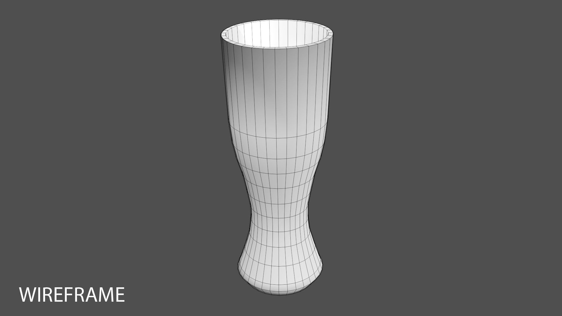 Drinking Glass - Pilsner 3D model_3