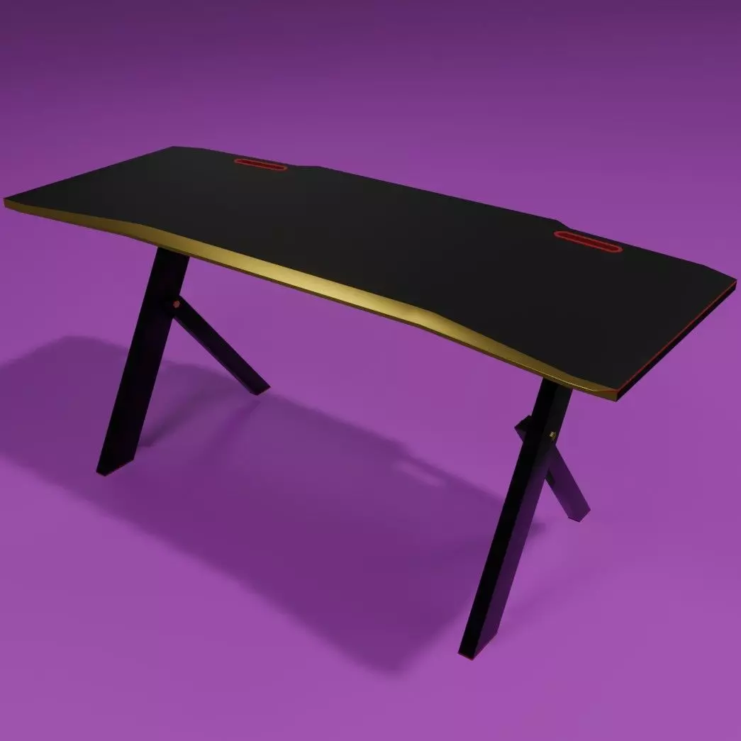 GAMING-TABLE 01 Low-poly 3D model_0