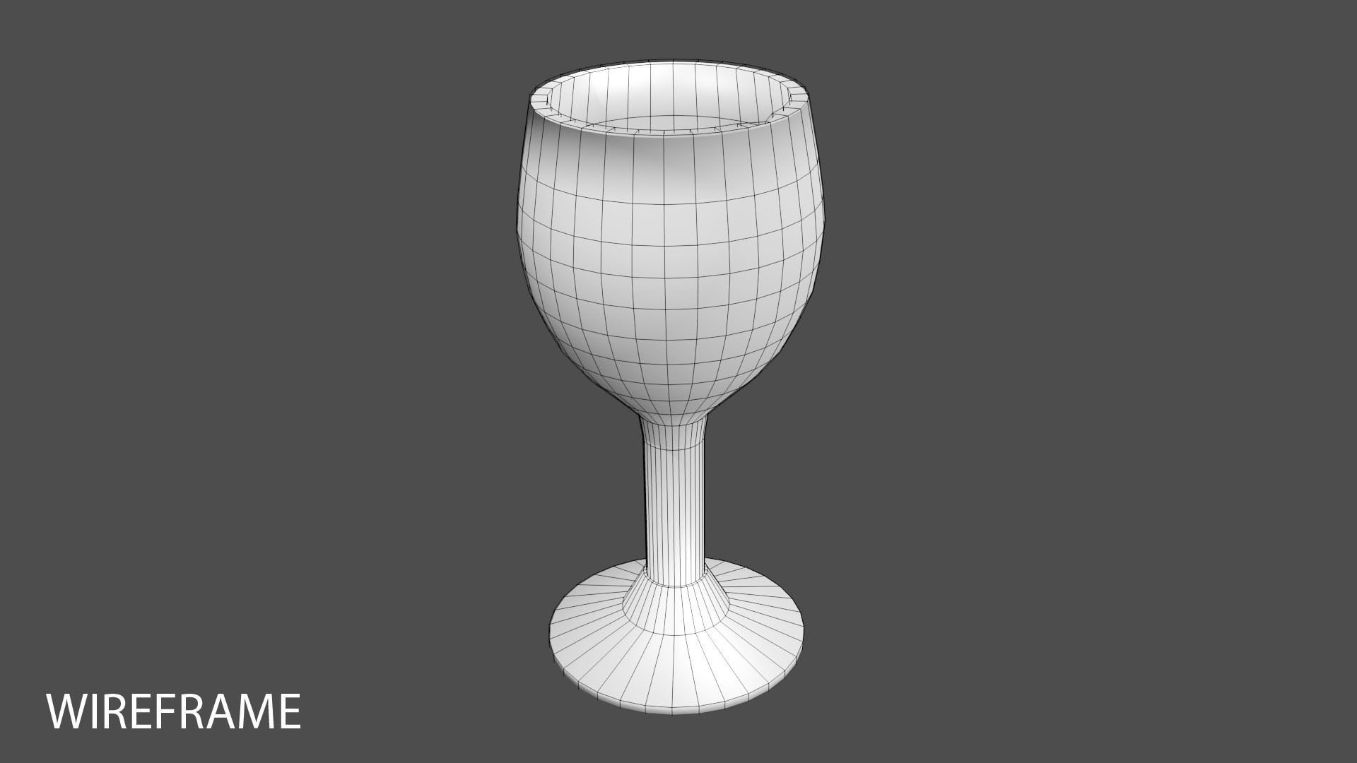 Drinking Glass - Sherry 3D model_3