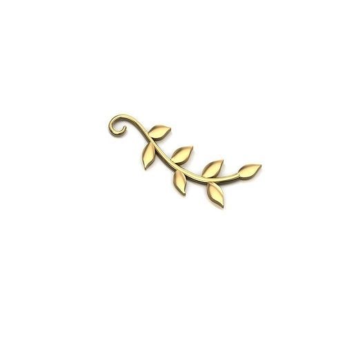 pendant gold leaf 3D print model