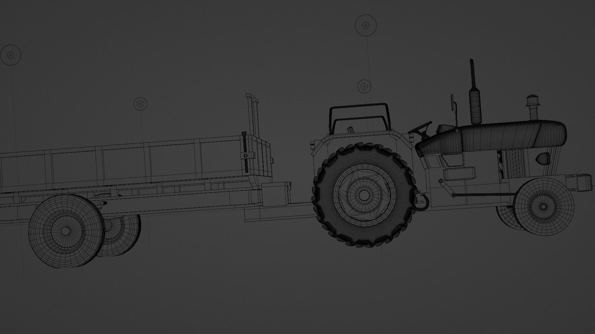 Holland Tractor 3D model_6