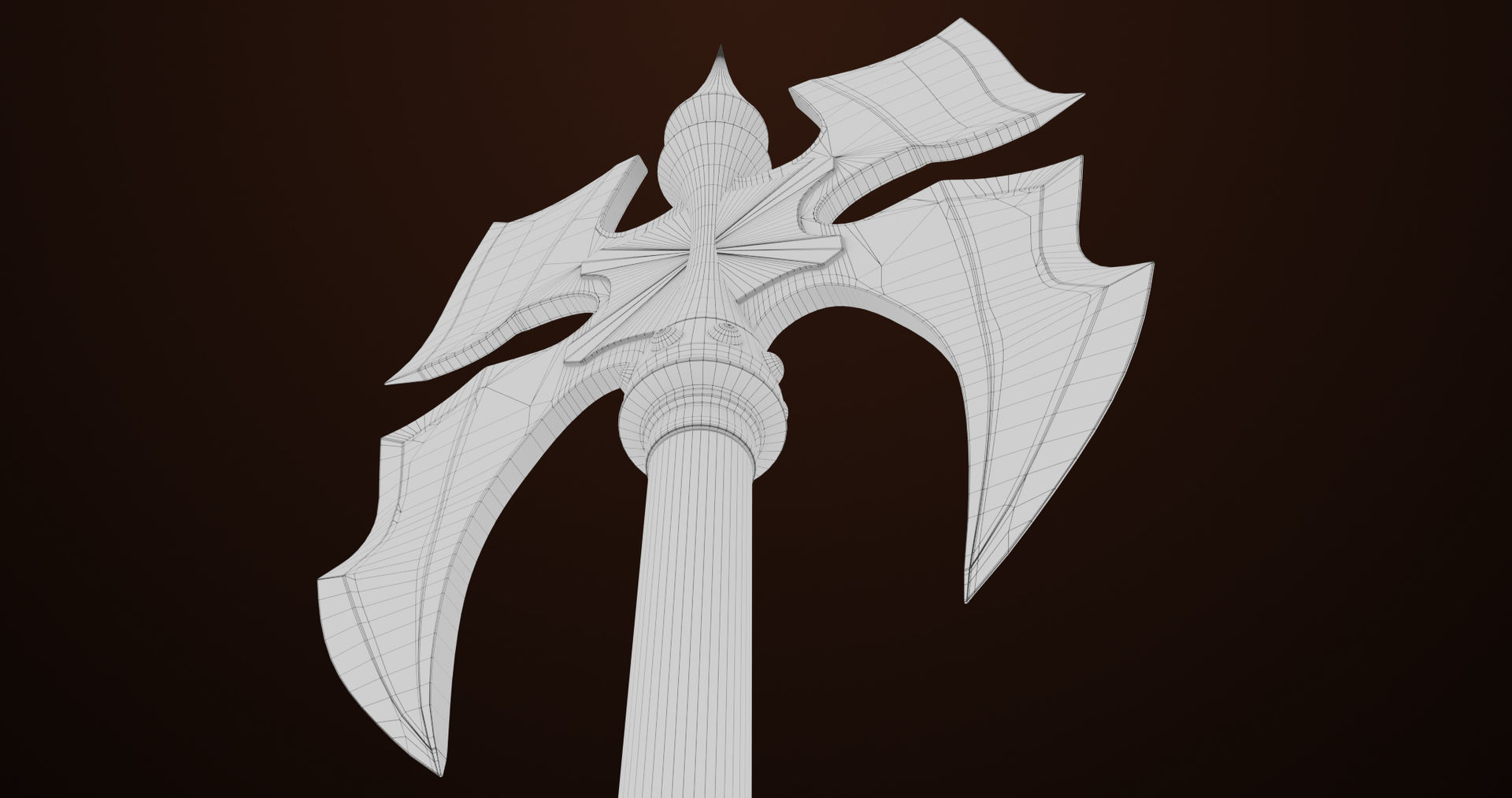 Battle Axe 03 All PBR Unity UE Textures Included Low-poly 3D model_23