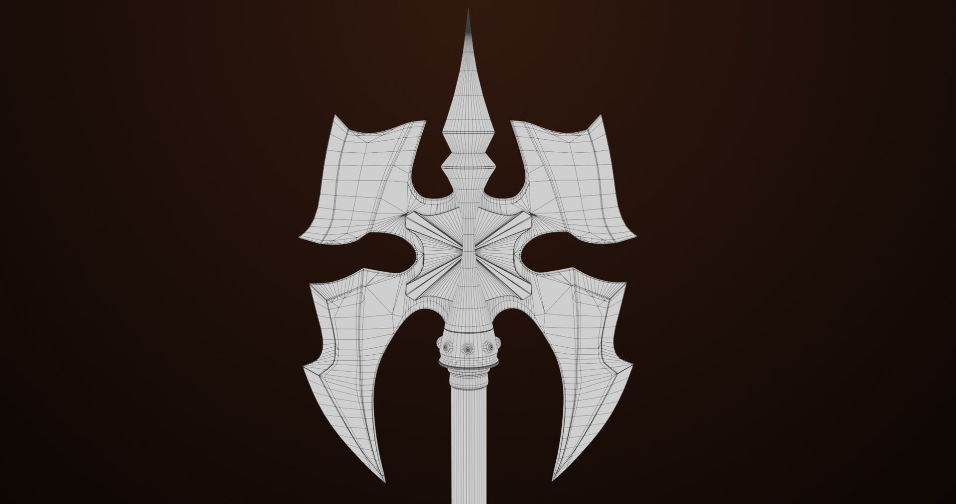 Battle Axe 03 All PBR Unity UE Textures Included Low-poly 3D model_20