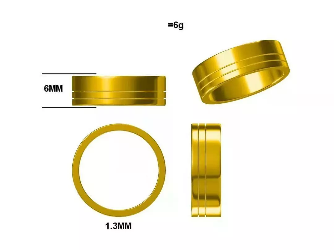 Parde alianca com cravacao feminina 3D print model_0