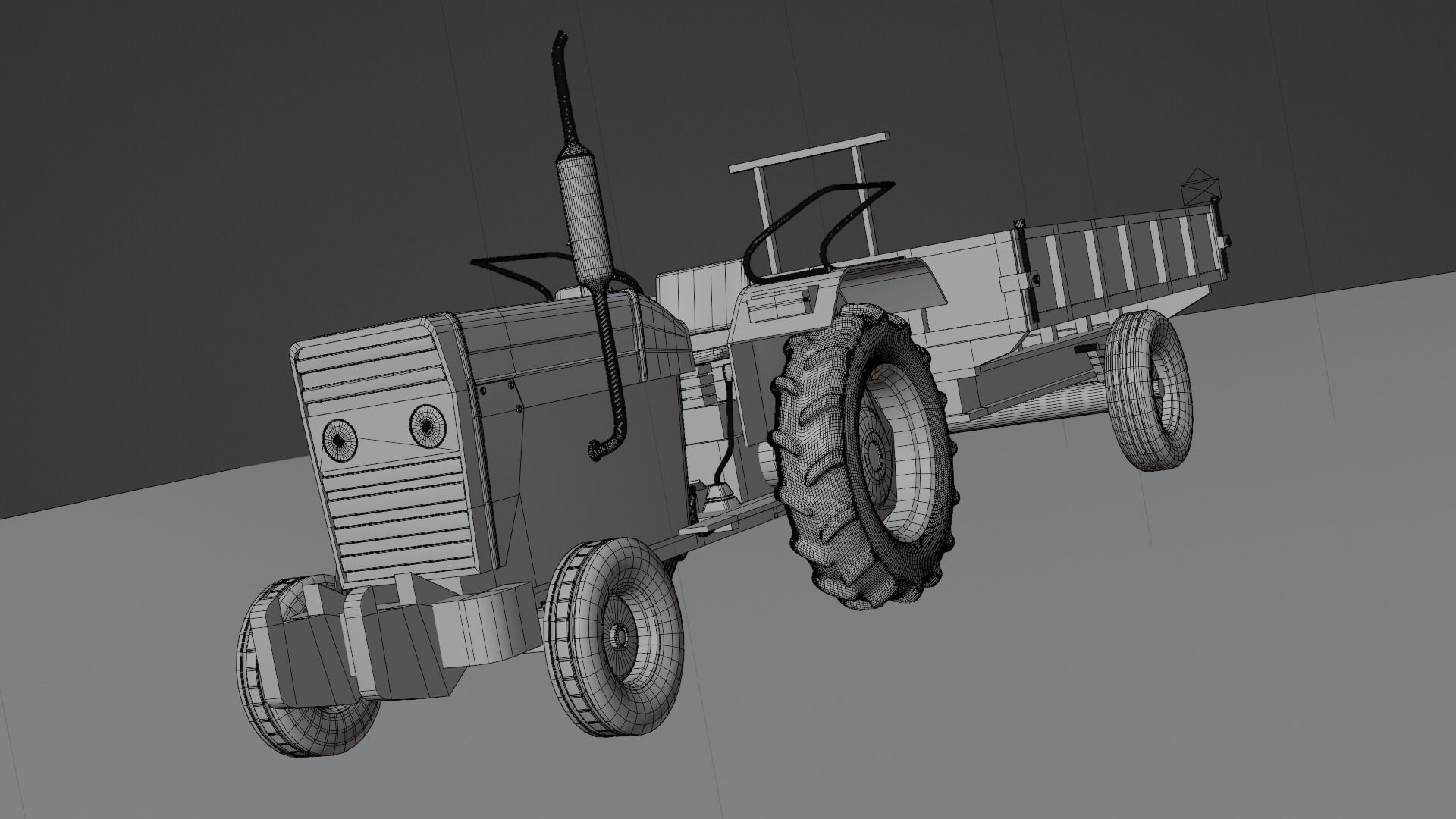 Tafe Tractor 3D model_6