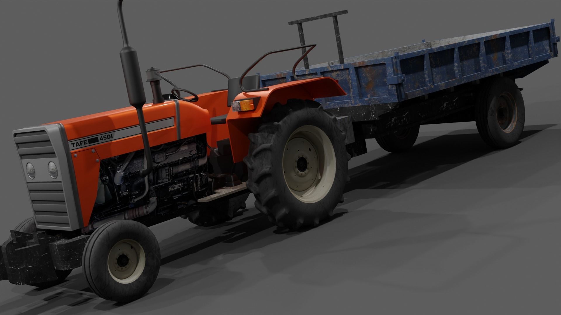 Tafe Tractor 3D model_4