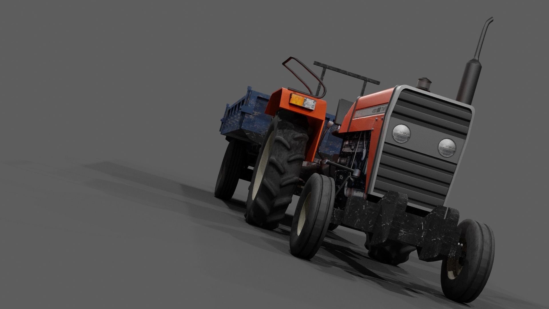 Tafe Tractor 3D model_1