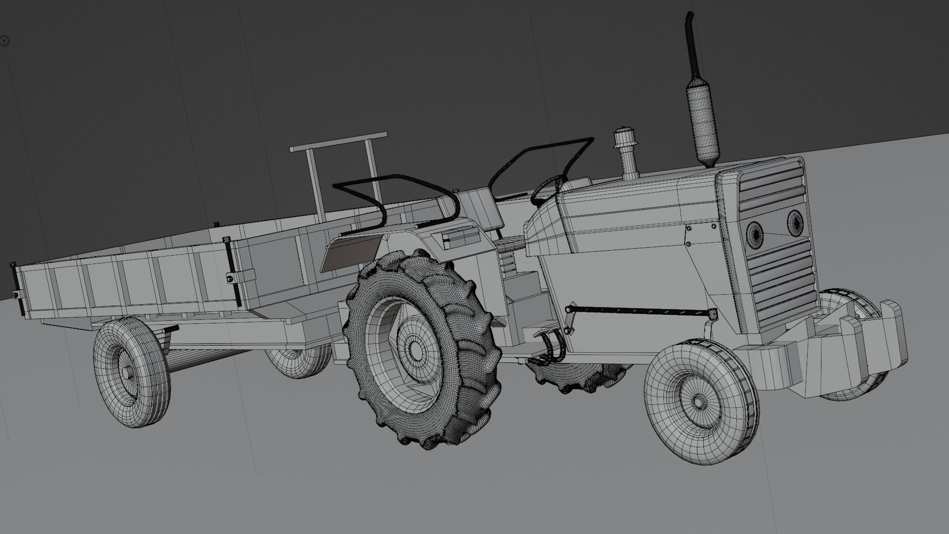 Tafe Tractor 3D model_5