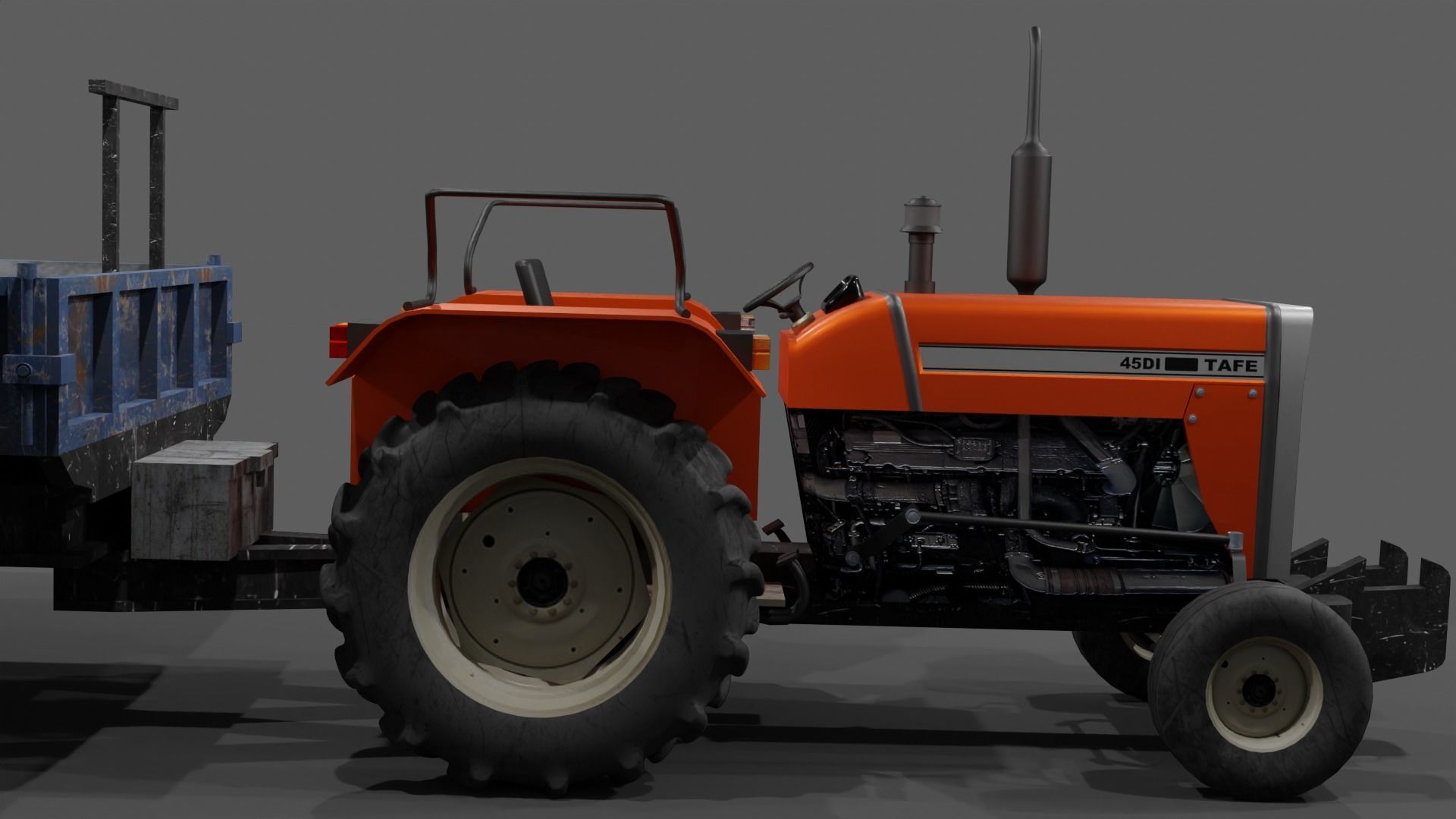 Tafe Tractor 3D model_2