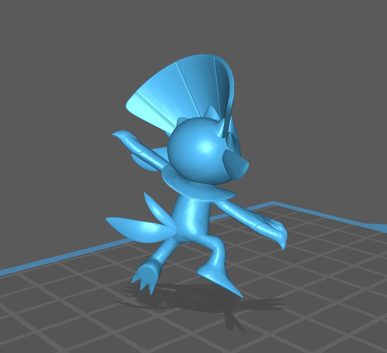 Weavile pokemon 3D print model 3D print model_17