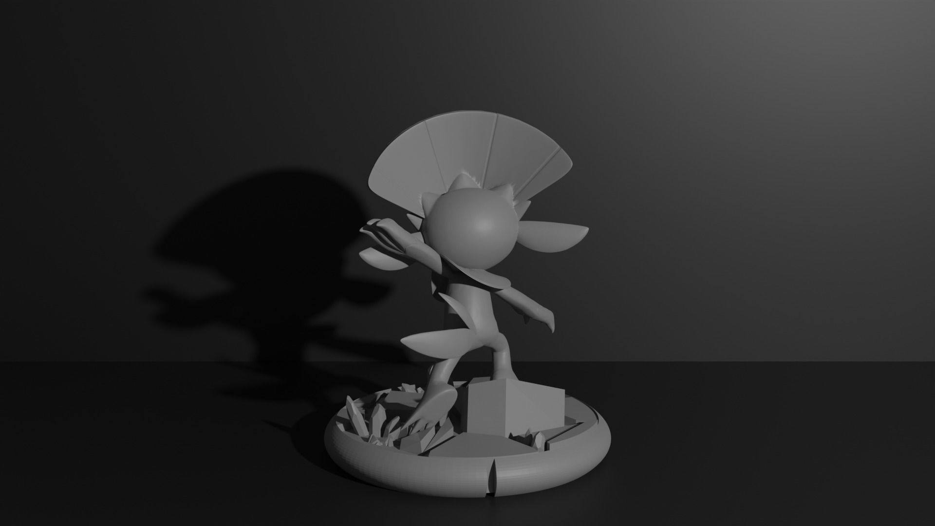 Weavile pokemon 3D print model 3D print model_9
