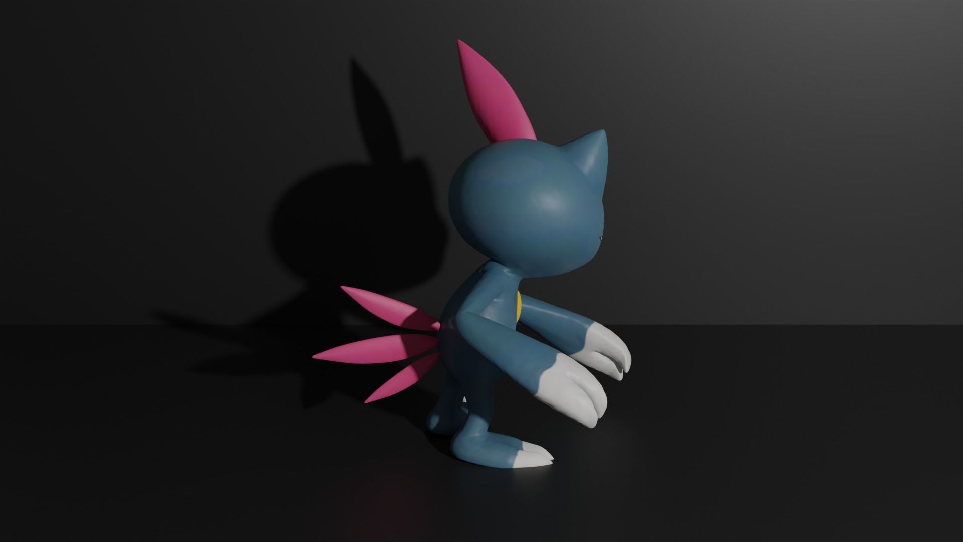 Sneasel and Weavile 3D print model 3D print model_3