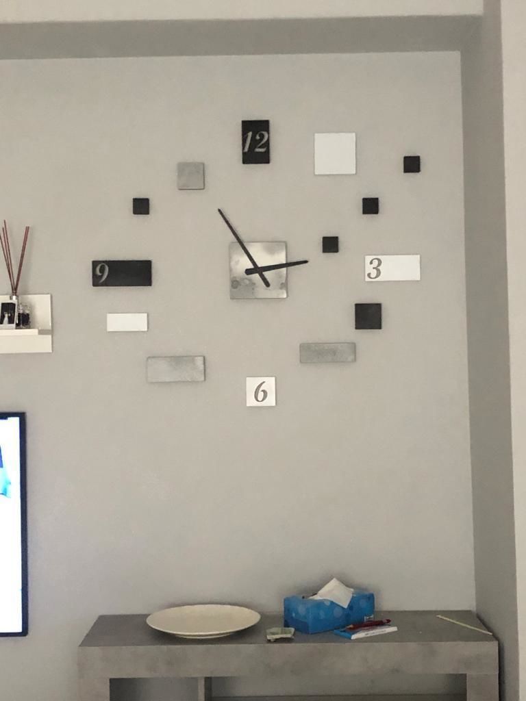 Clock - Modern wall clock 3D print model_1