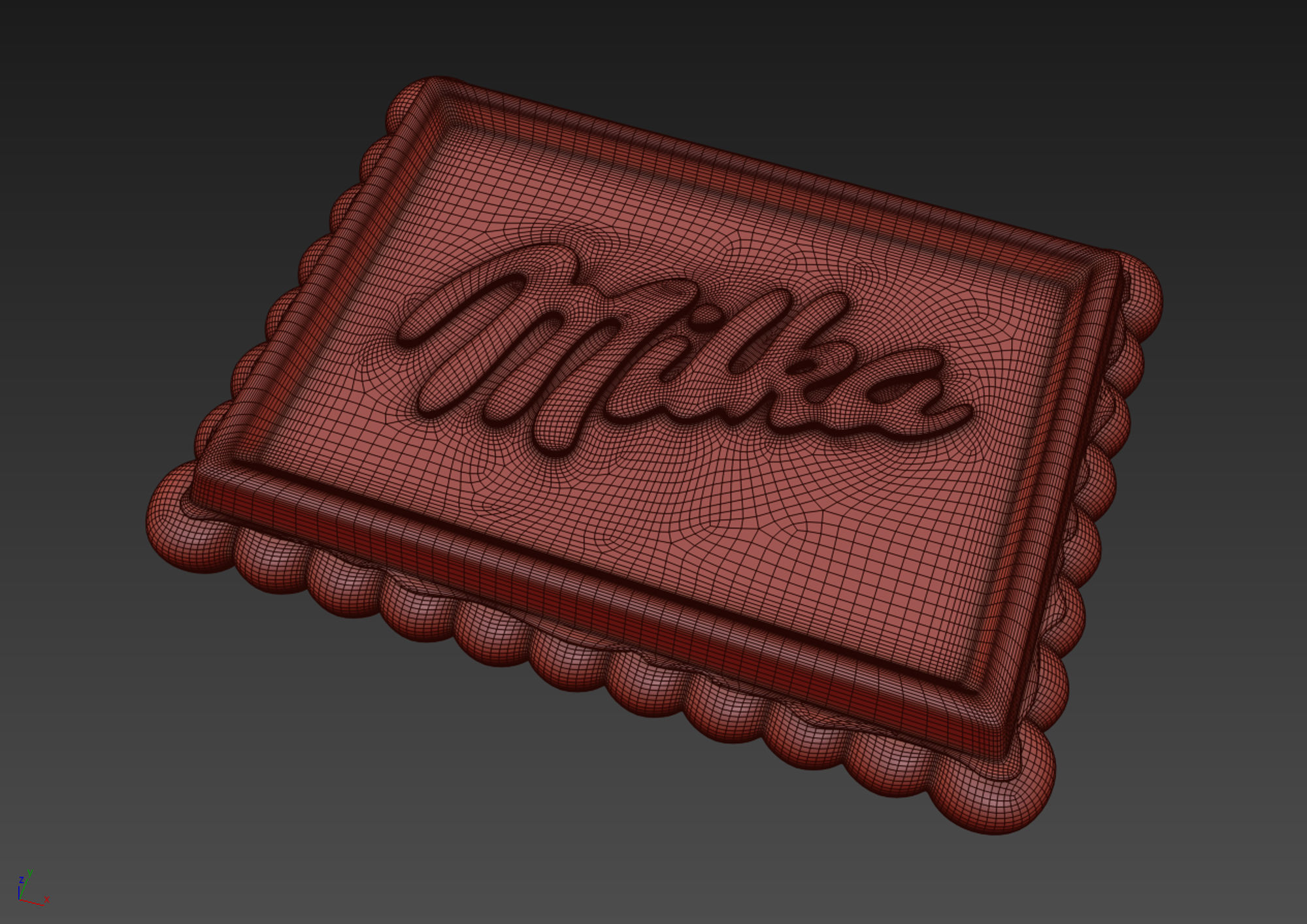 Milka Choco Biscuit 3D model_13