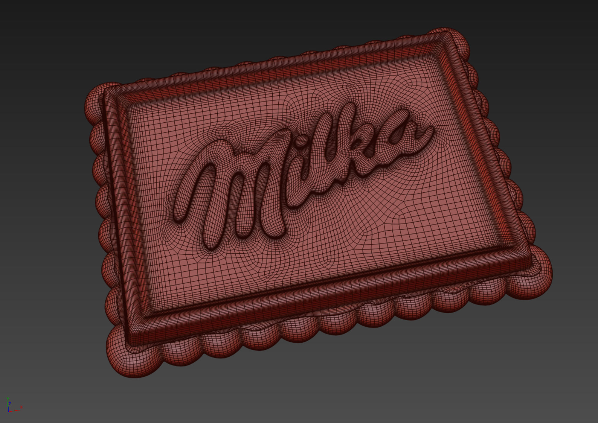 Milka Choco Biscuit 3D model_7