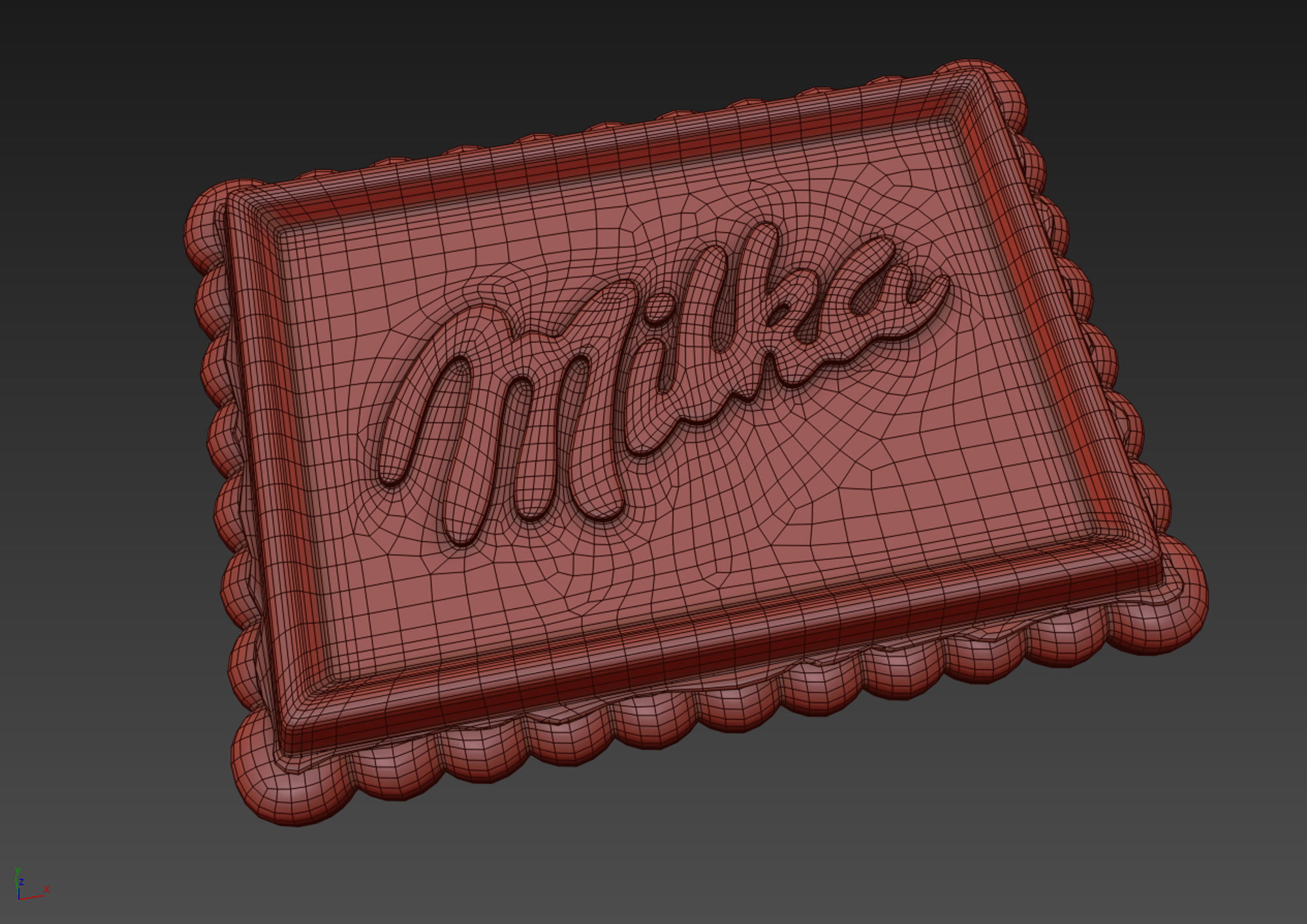 Milka Choco Biscuit 3D model_6