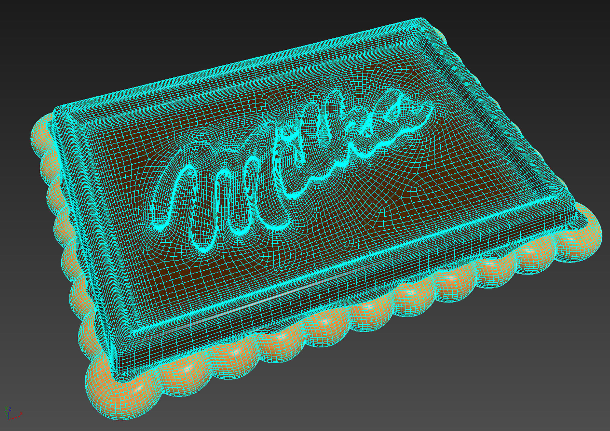 Milka Choco Biscuit 3D model_4