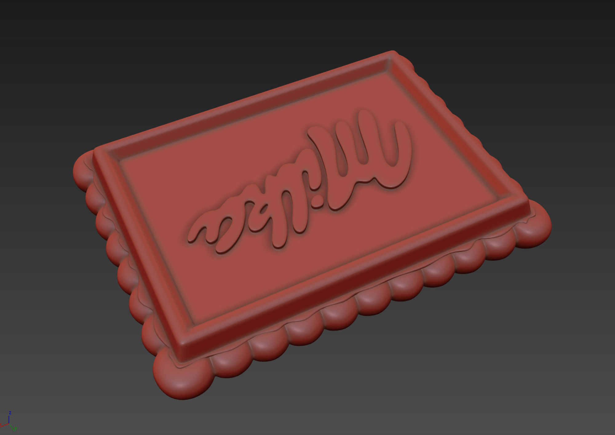 Milka Choco Biscuit 3D model_15