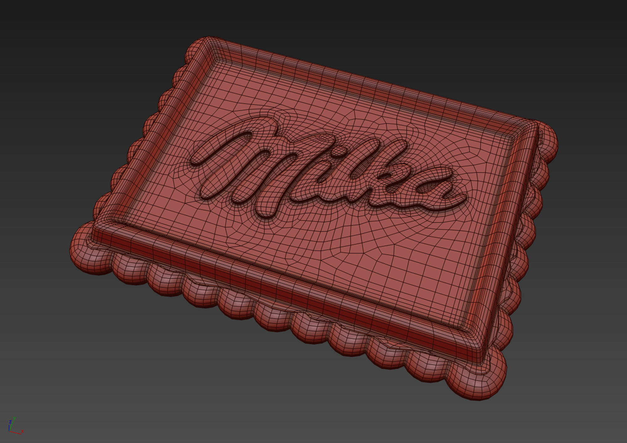 Milka Choco Biscuit 3D model_12