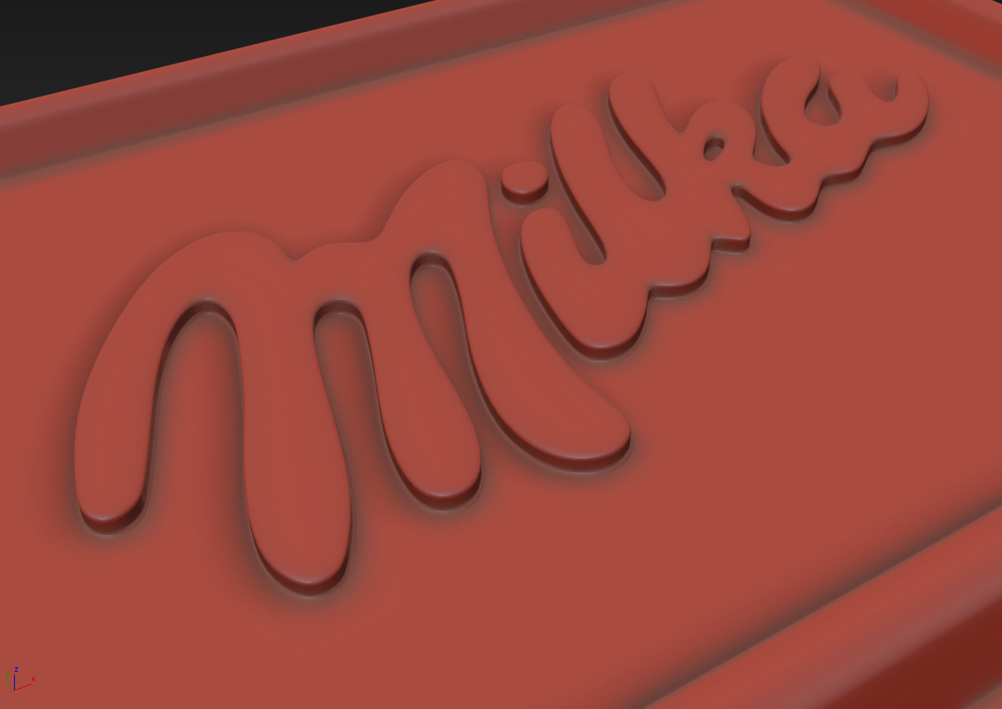 Milka Choco Biscuit 3D model_8