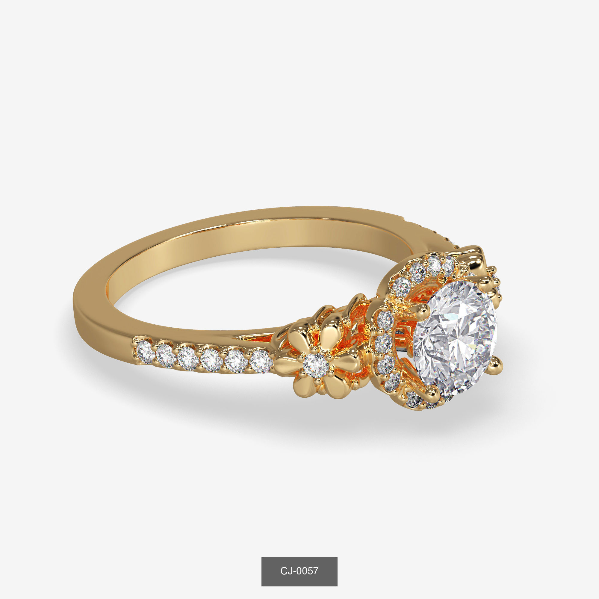 3DM-STL-RENDER 317 ENGAGEMENT RING FILES 3D Model Collection_158