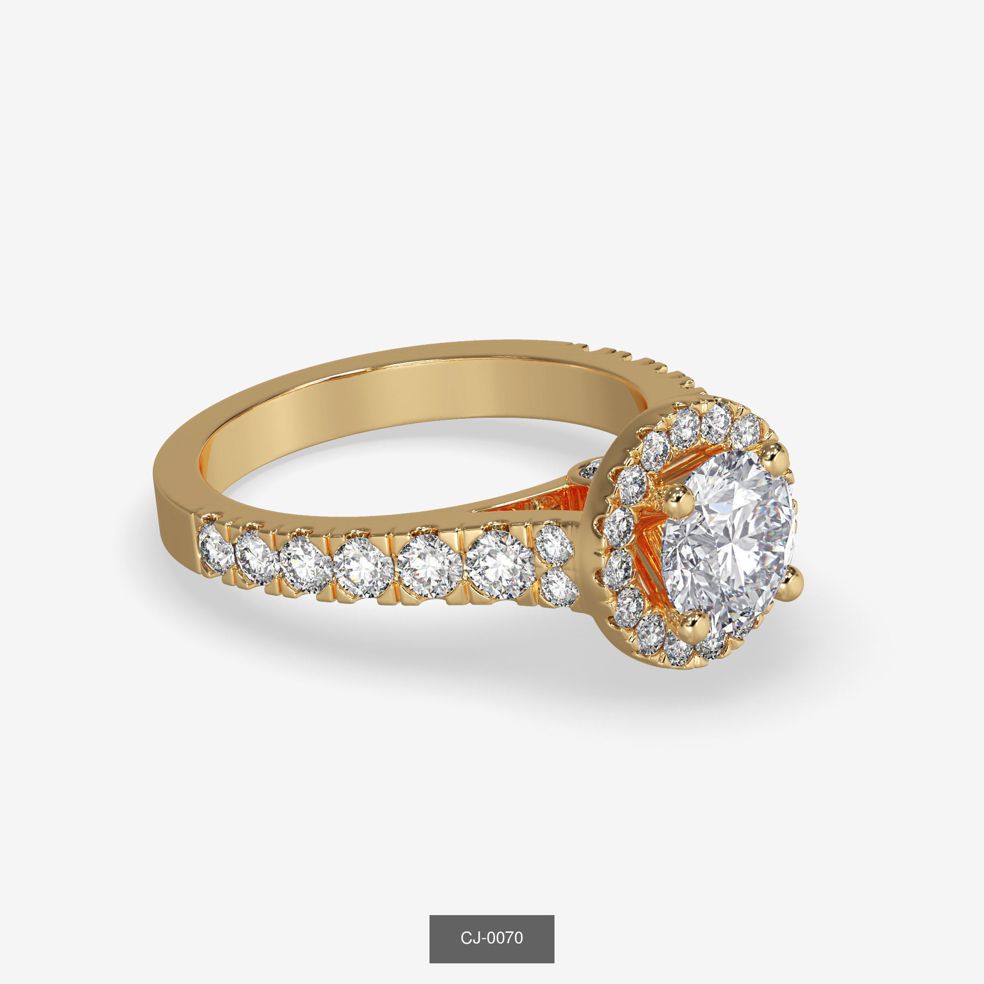 3DM-STL-RENDER 317 ENGAGEMENT RING FILES 3D Model Collection_146