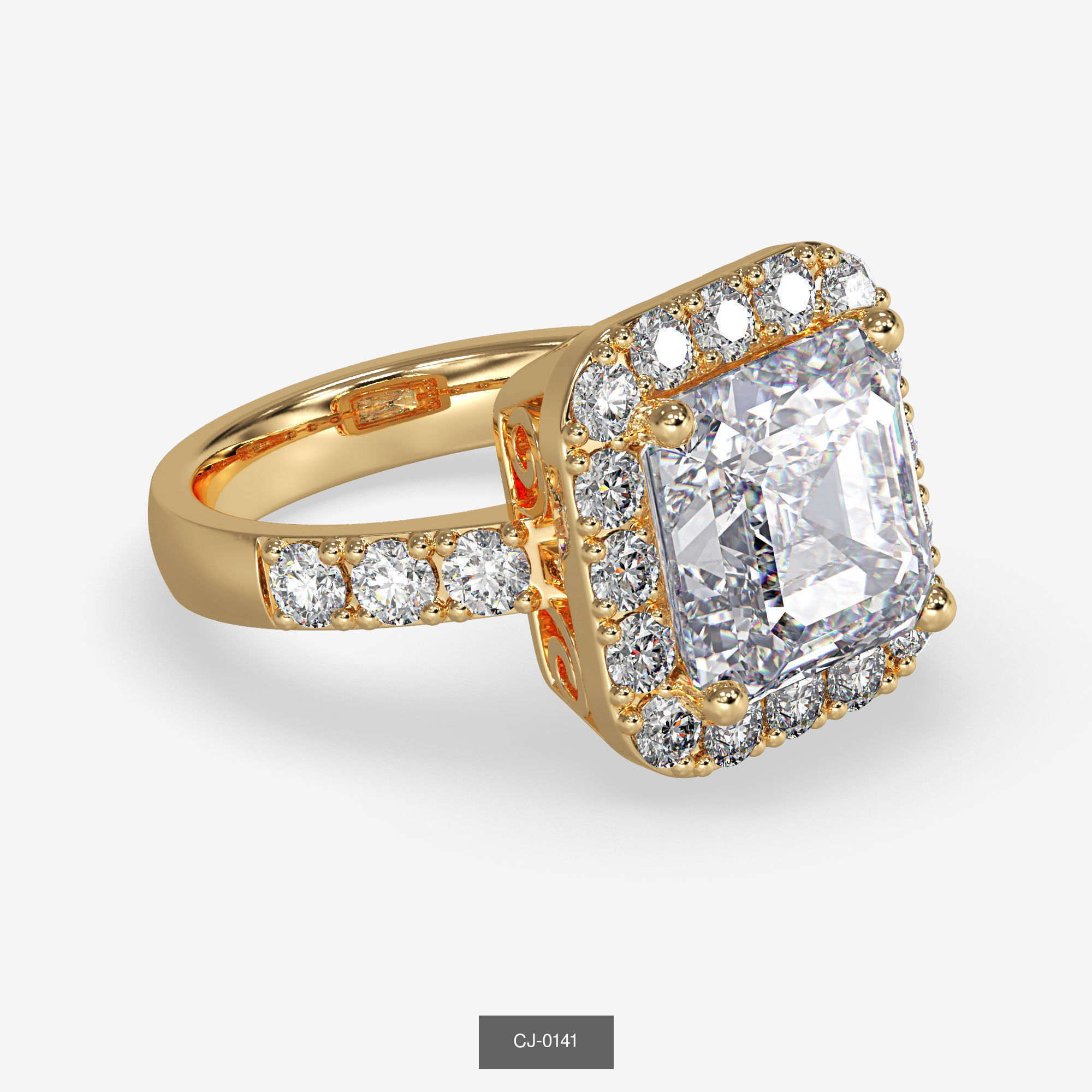 3DM-STL-RENDER 317 ENGAGEMENT RING FILES 3D Model Collection_173