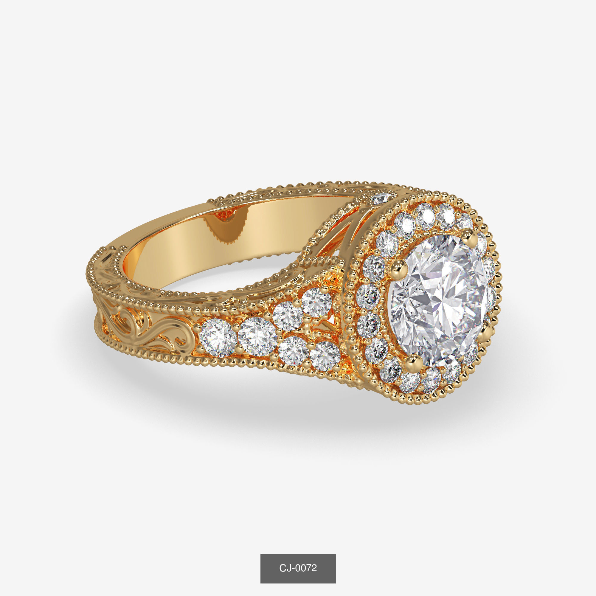 3DM-STL-RENDER 317 ENGAGEMENT RING FILES 3D Model Collection_144