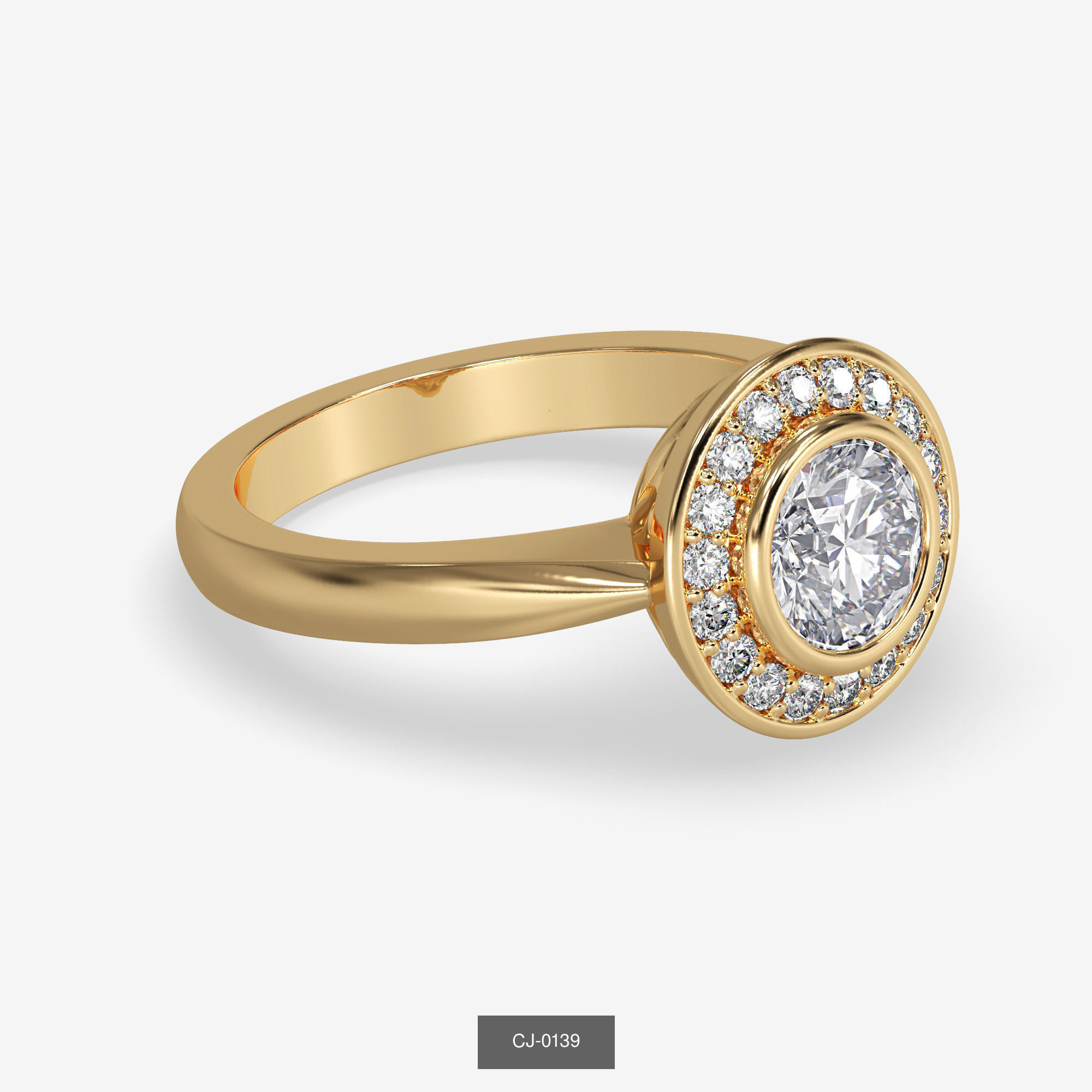 3DM-STL-RENDER 317 ENGAGEMENT RING FILES 3D Model Collection_175