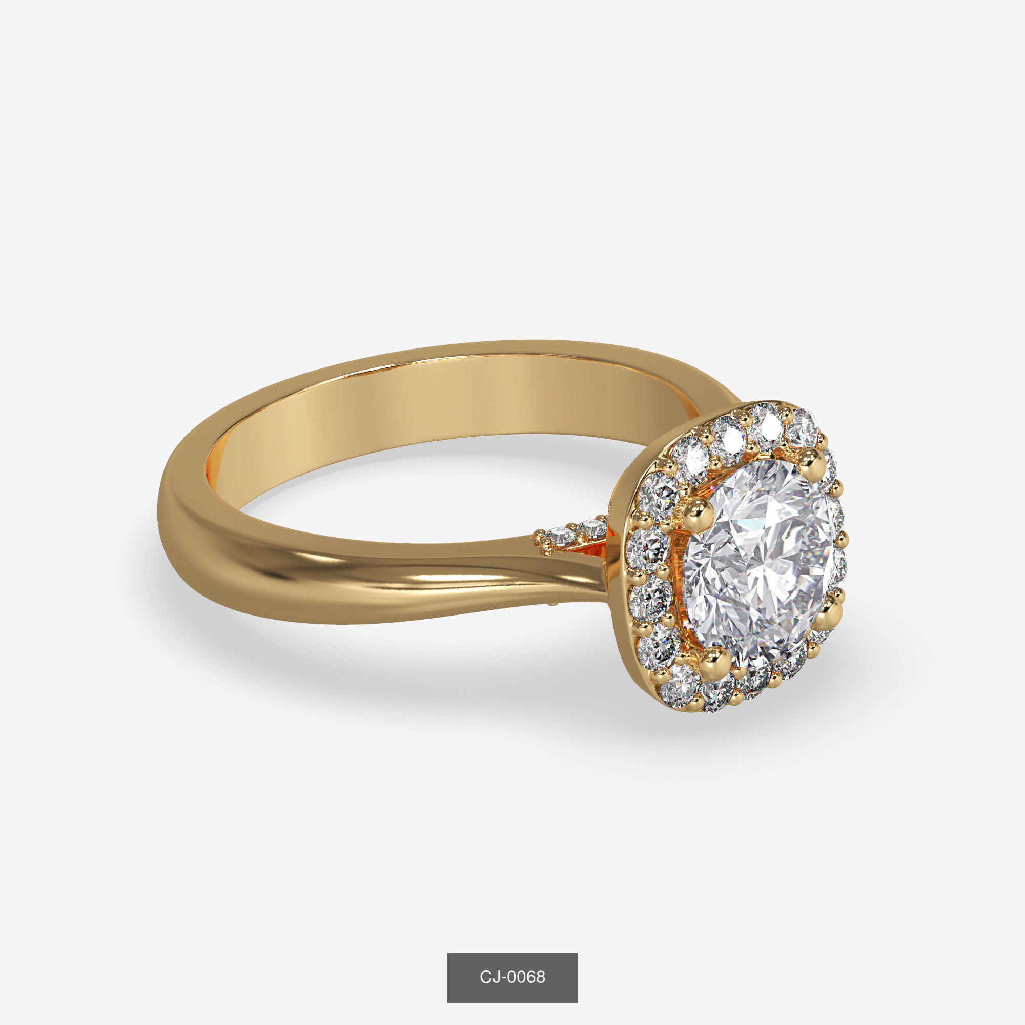 3DM-STL-RENDER 317 ENGAGEMENT RING FILES 3D Model Collection_148