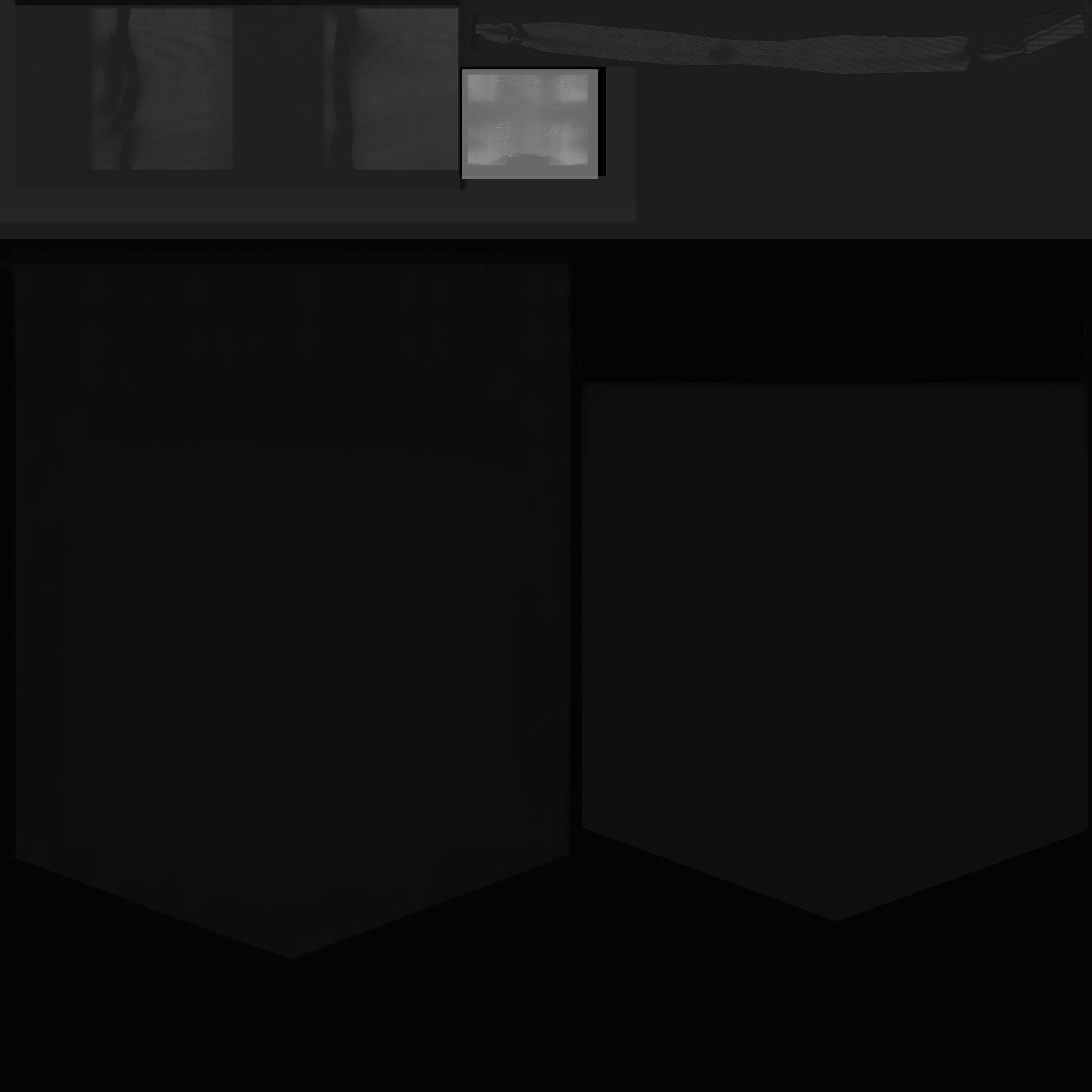 Wall Hanging Banners 1 Low-poly 3D model_9