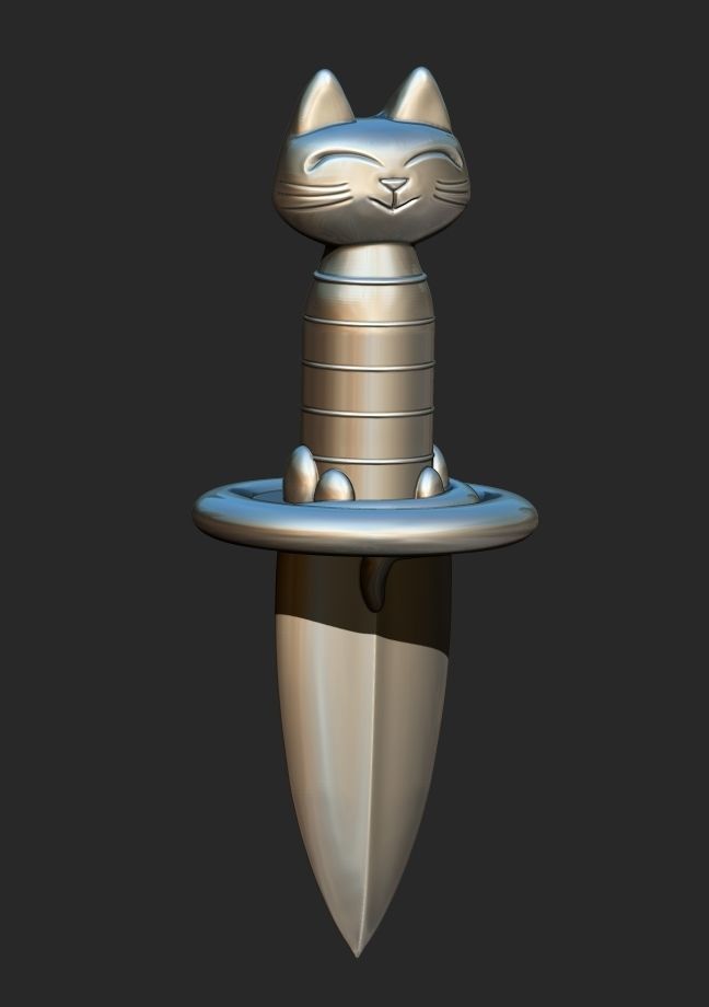 GATITO BLADE FROM PUSS IN BOOTS THE LAST WISH 3D print model_1