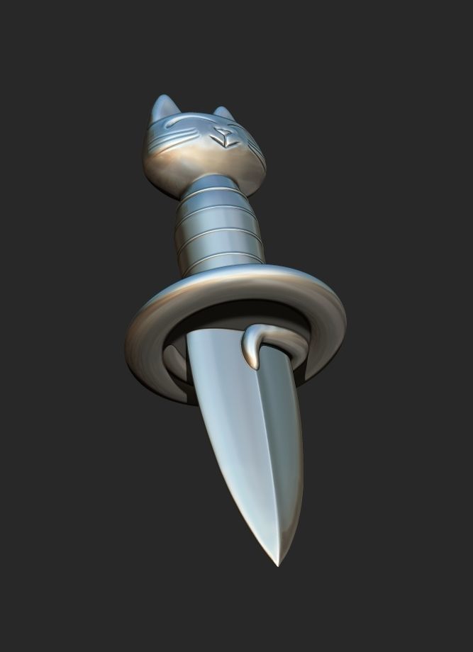 GATITO BLADE FROM PUSS IN BOOTS THE LAST WISH 3D print model_2