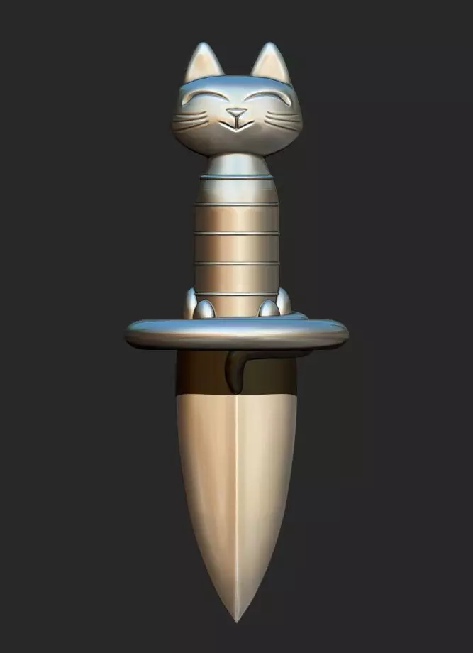 GATITO BLADE FROM PUSS IN BOOTS THE LAST WISH 3D print model_0